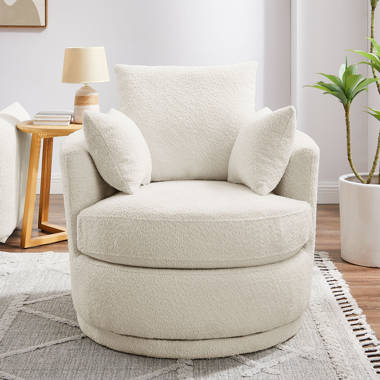 Large round outlet chair for two